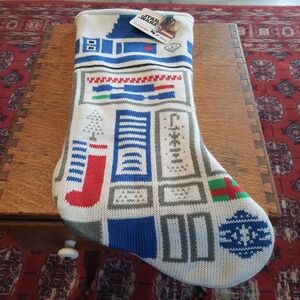 Star Wars Movie R2D2 Hot Topic Disney RUZ Knitted Holiday Christmas Stocking